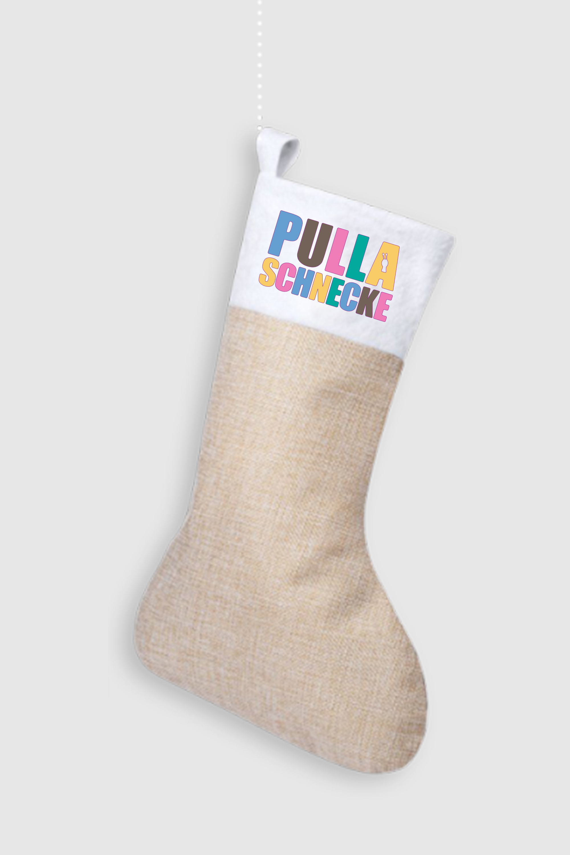 Pullaschnecke Weihnachtssocke